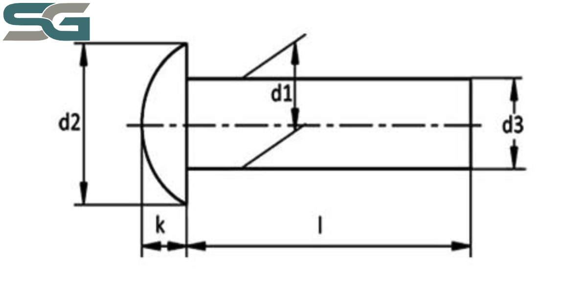 DIN 124 Round Head Rivets Standard & Weight Chart DIN 124 Round Head Rivets Standard & Weight Chart